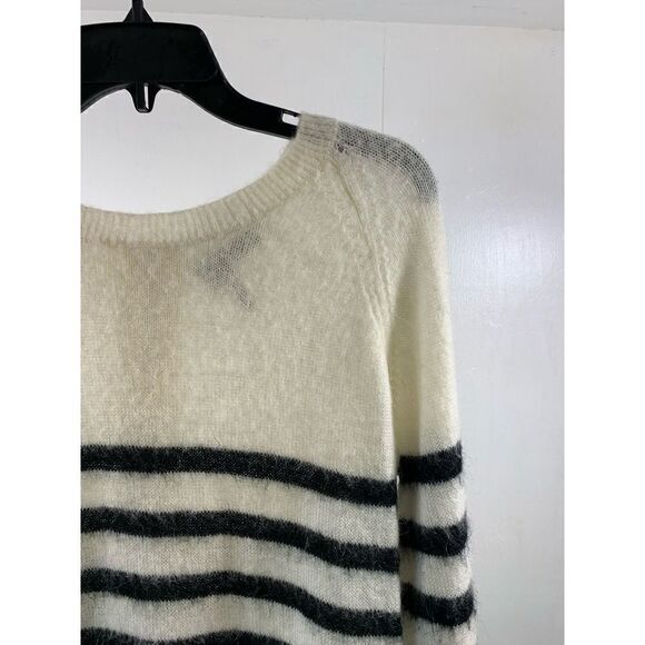 The Kooples Ivory Wool Mohair Blend Sweater Size L - Picture 6 of 13
